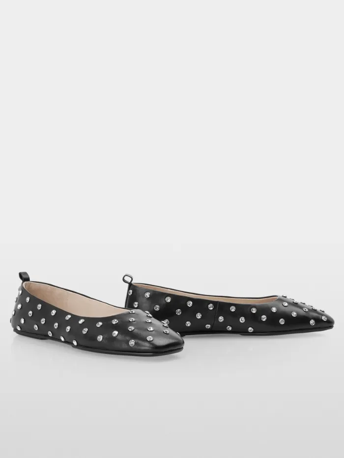 Marc Cain Collections Women's Ballerina Flat Shoes With Crystals YC SF.03 L06 Col 900