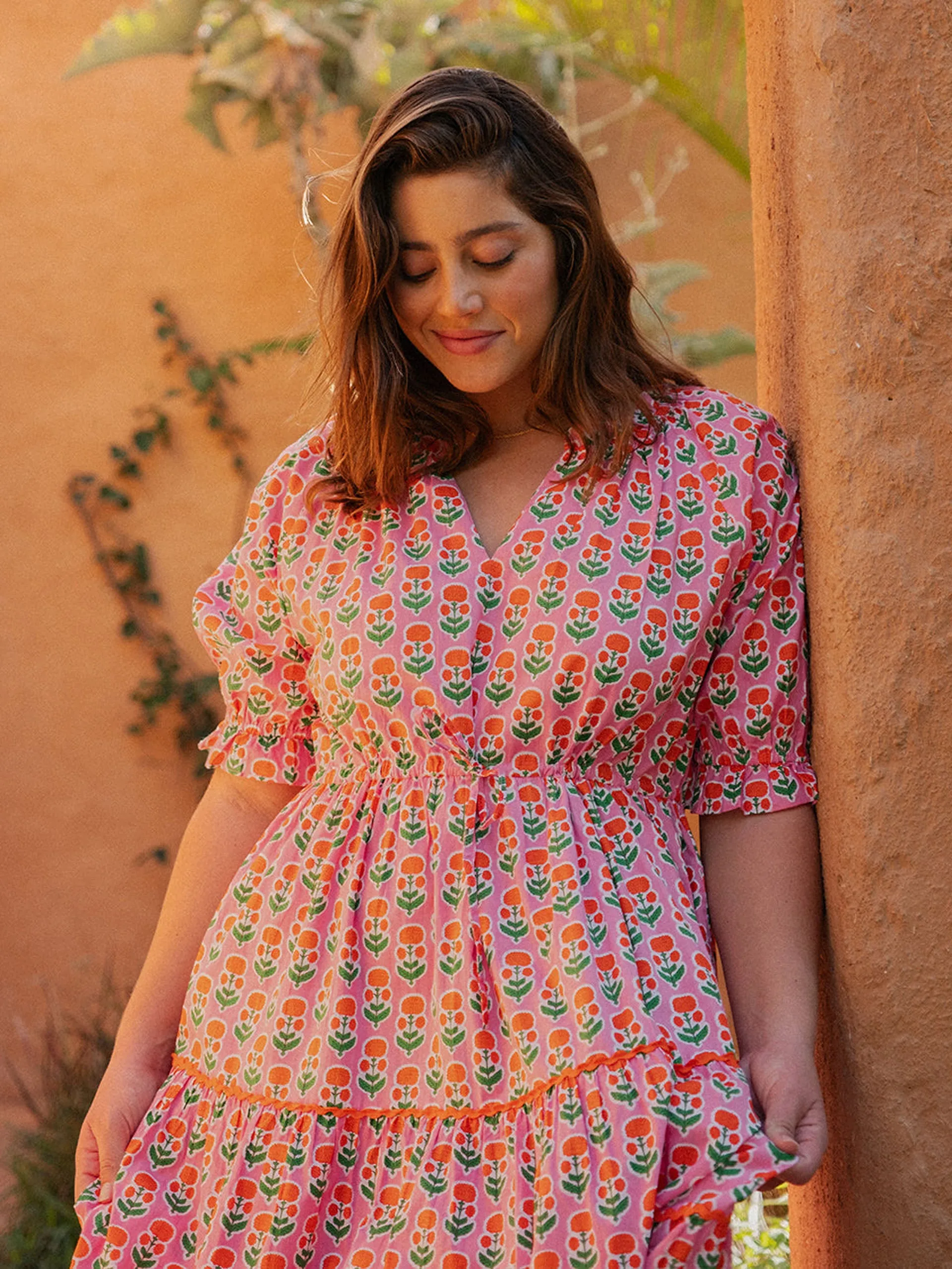 Marigold buta Calypso dress