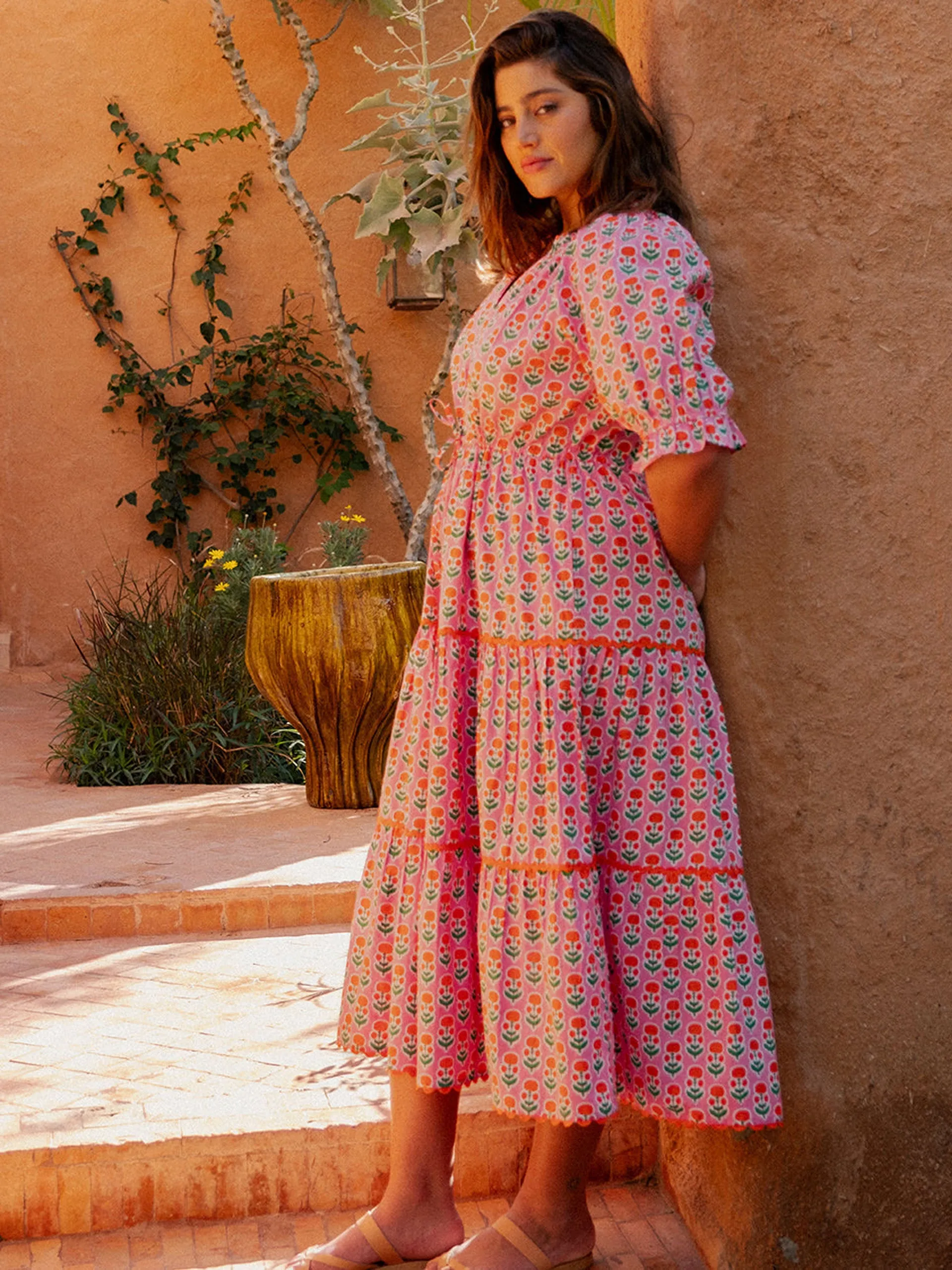Marigold buta Calypso dress