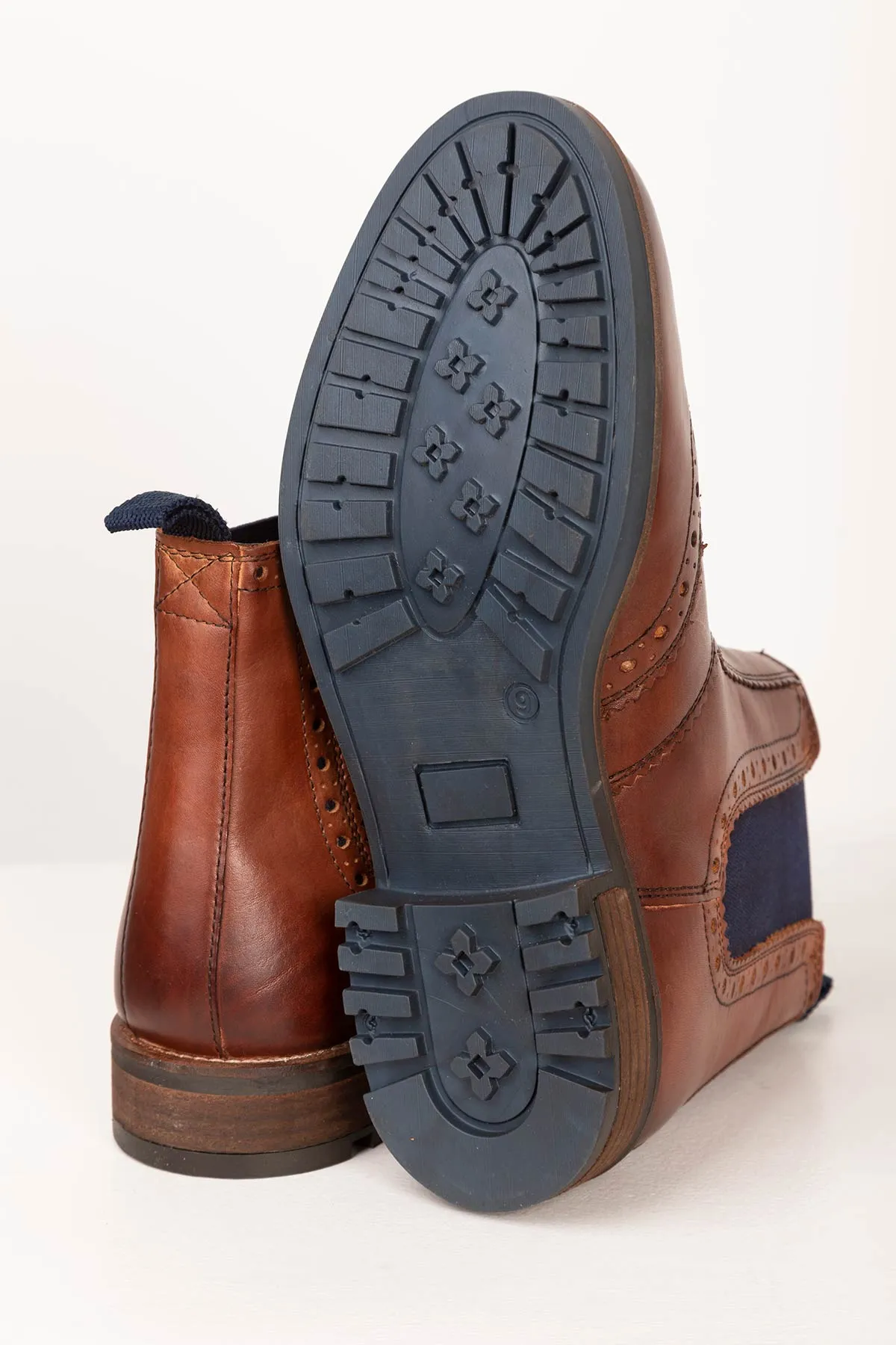 Men's Brogue Dealer Boots - Millington