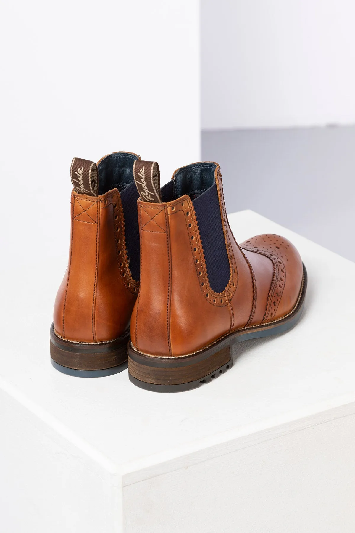 Men's Brogue Dealer Boots - Millington
