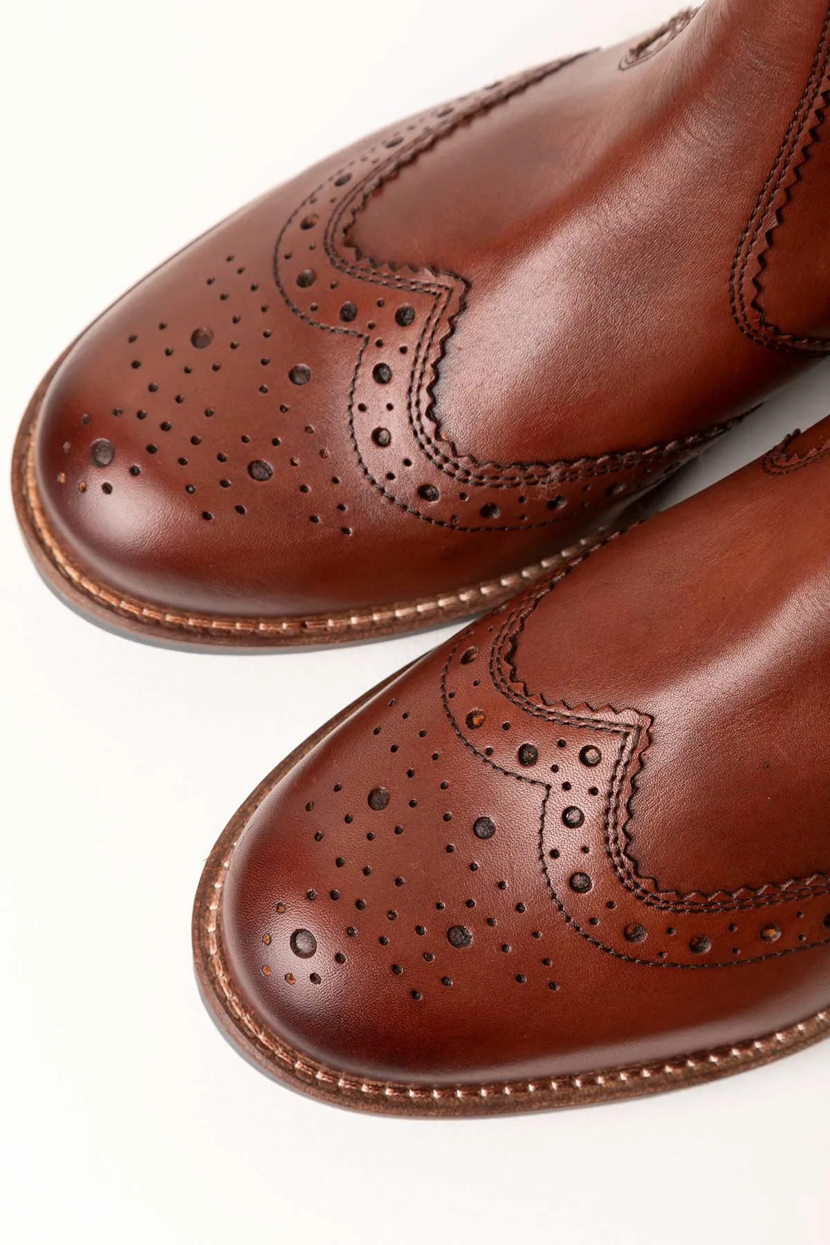 Men's Brogue Dealer Boots - Millington