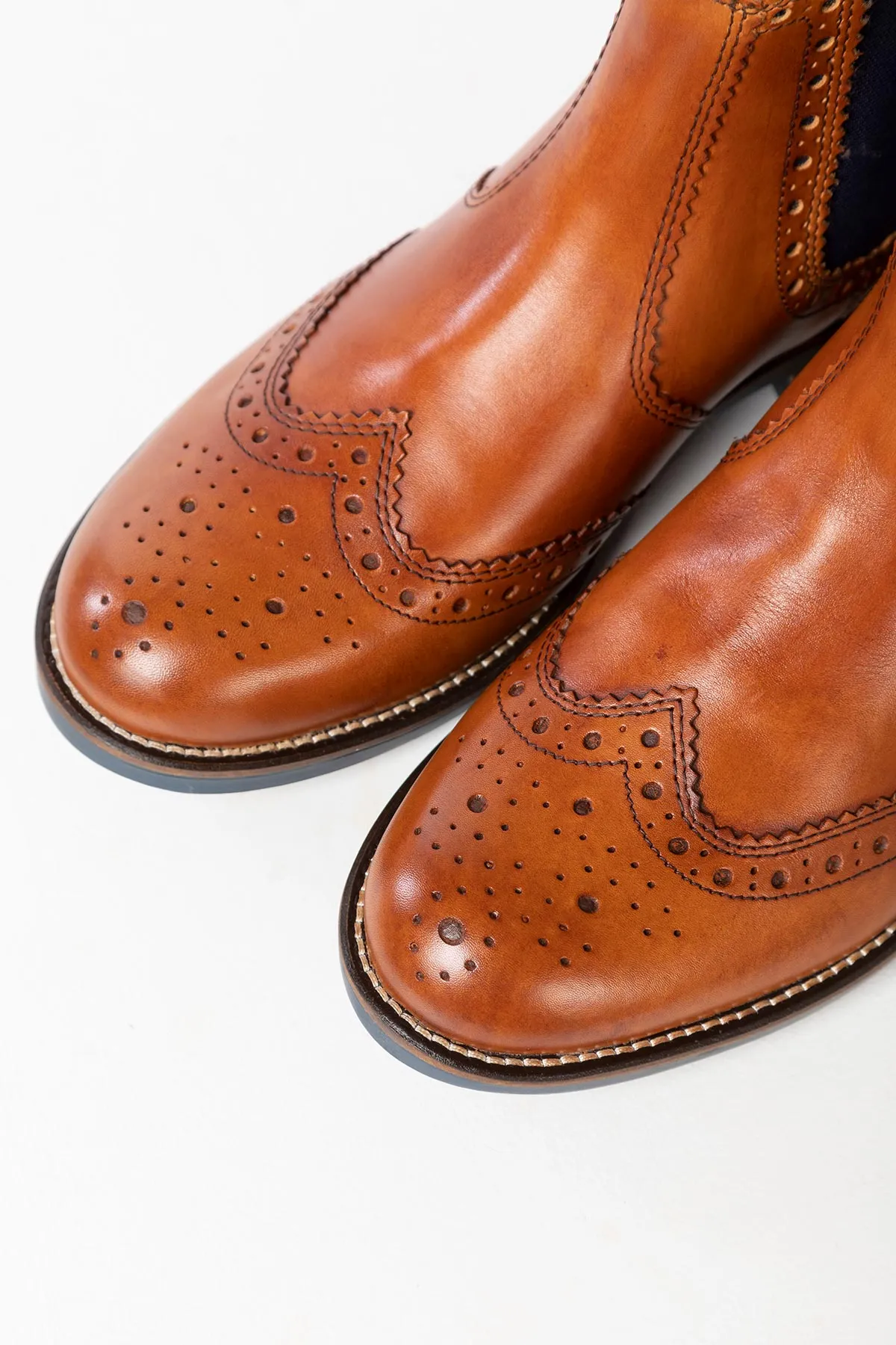 Men's Brogue Dealer Boots - Millington