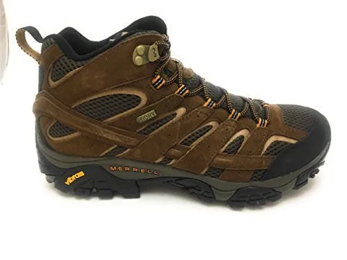 Merrell Men's Moab 2 Mid Waterproof Hiking Boot, Earth, 10 M US