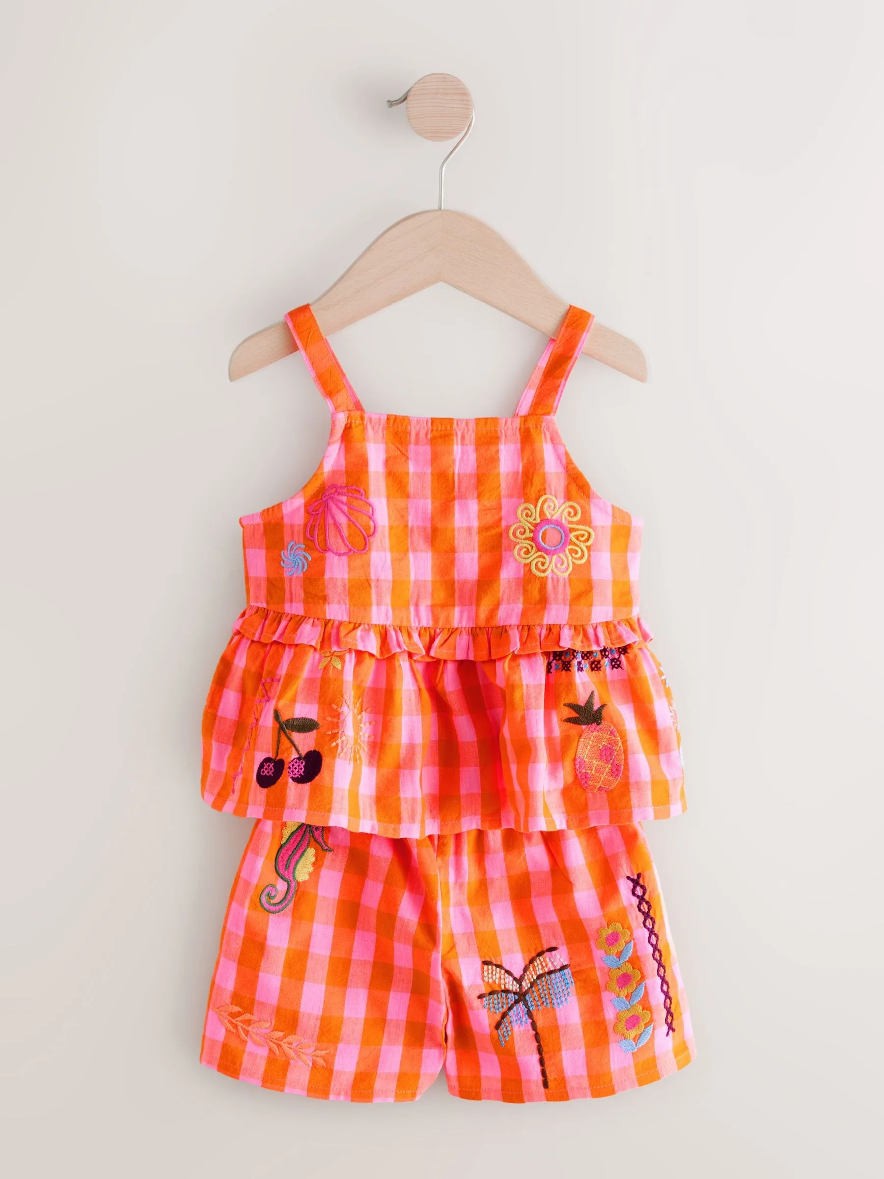 Multi 100% Cotton Top and Shorts Set (3mths-7yrs)