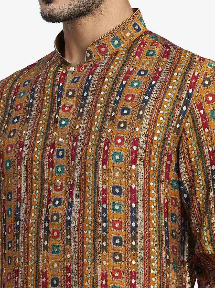 Mustard Yellow Kurta | The Kurta Company