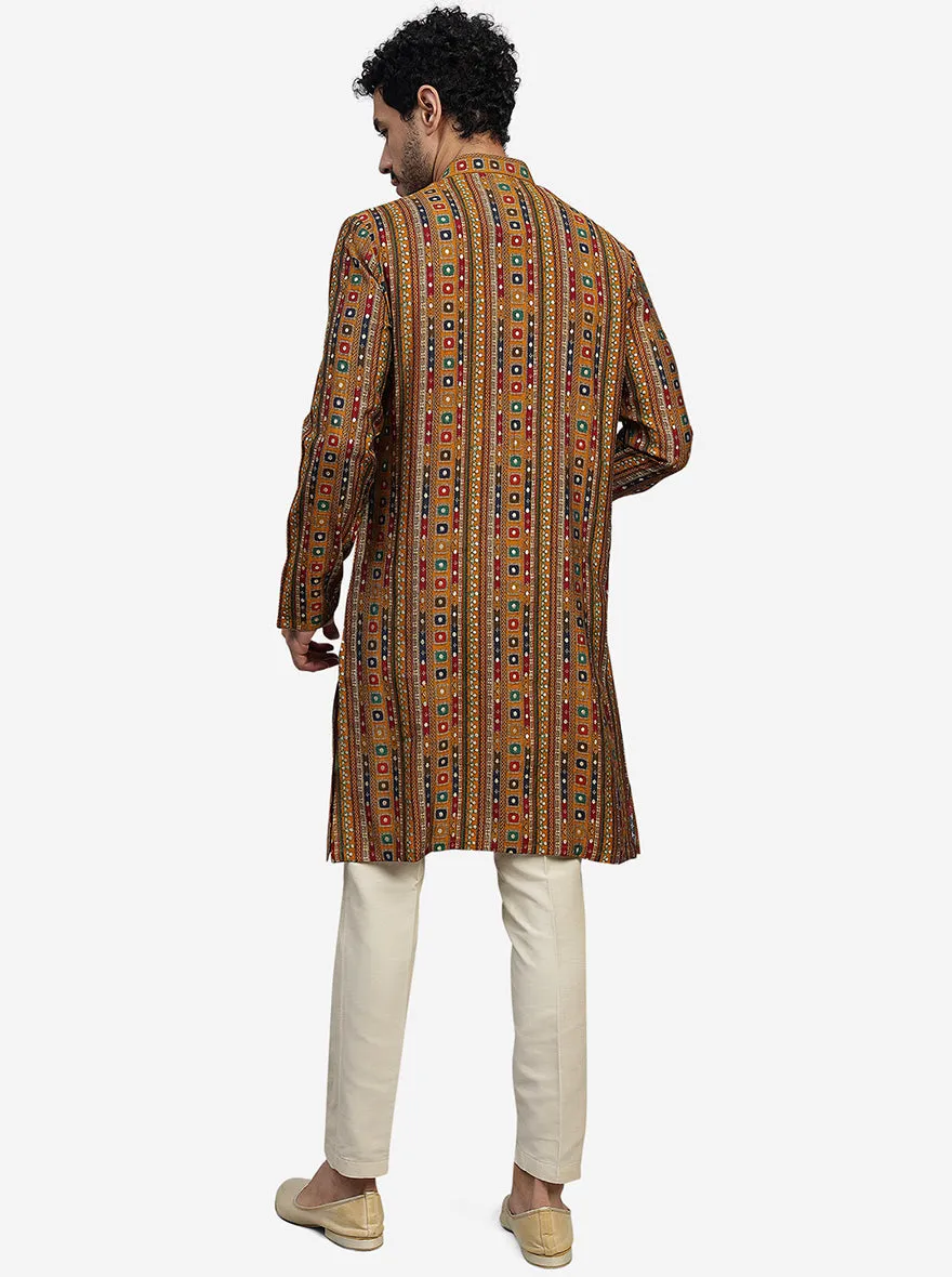Mustard Yellow Kurta | The Kurta Company