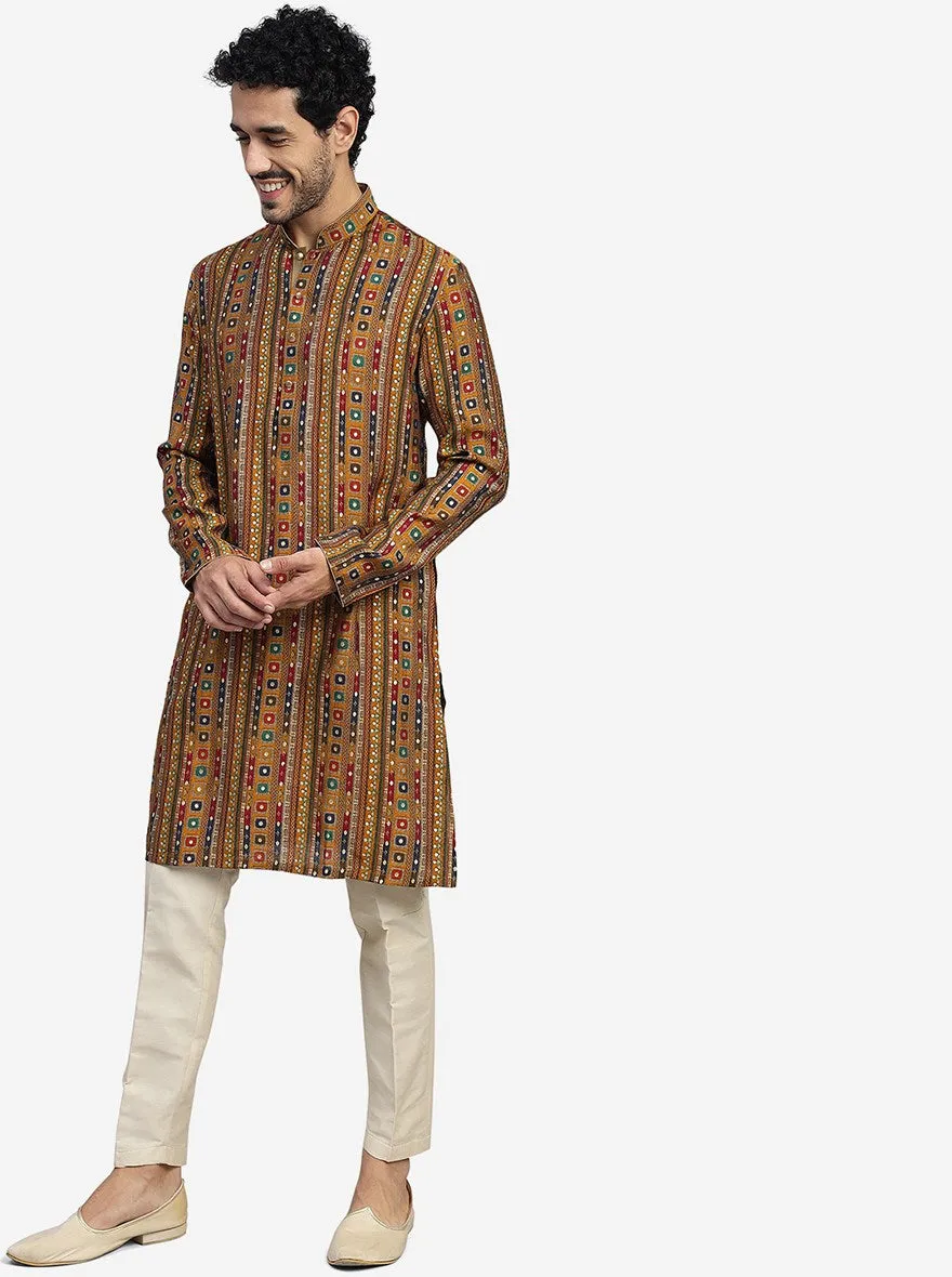 Mustard Yellow Kurta | The Kurta Company