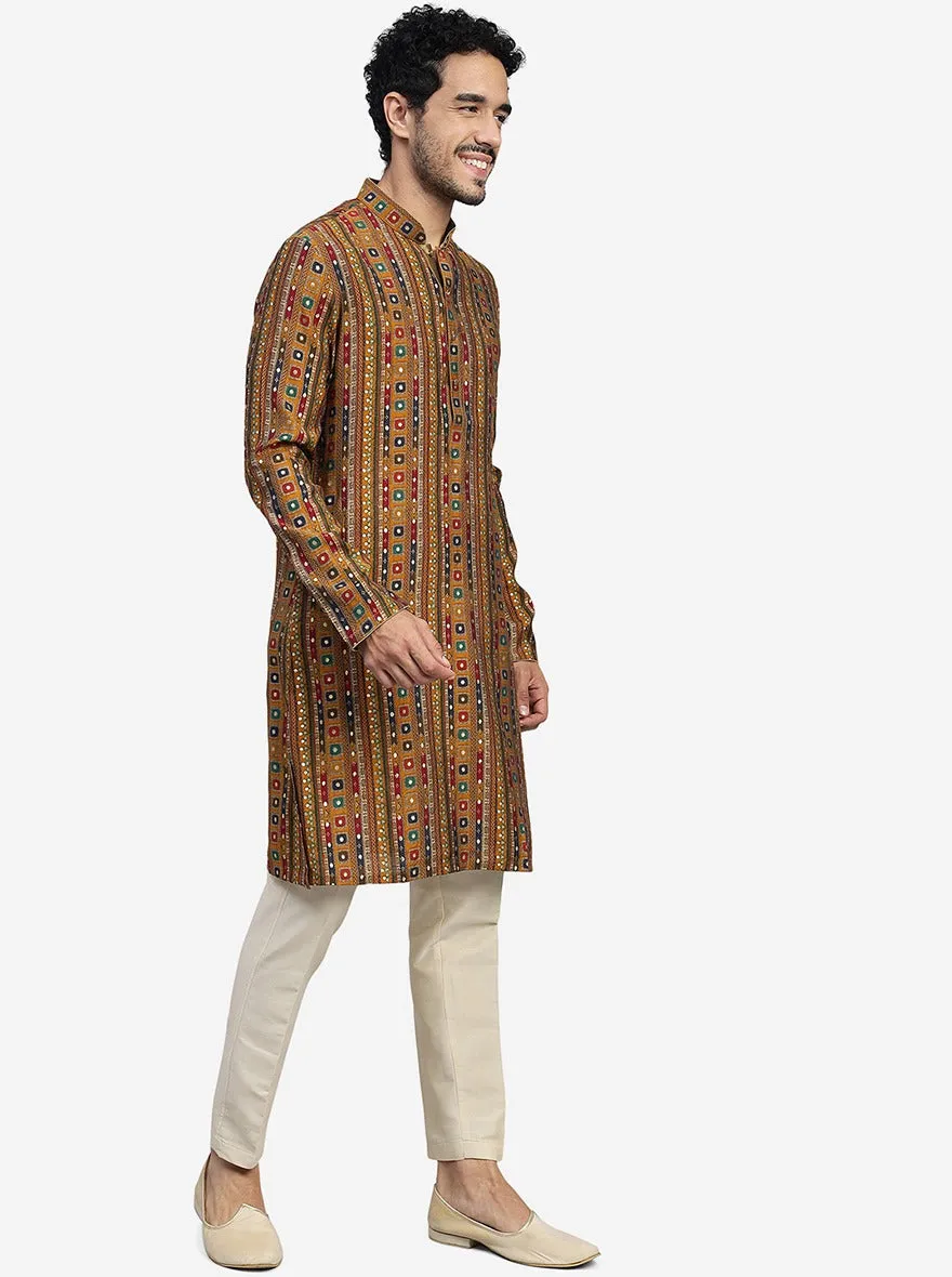 Mustard Yellow Kurta | The Kurta Company