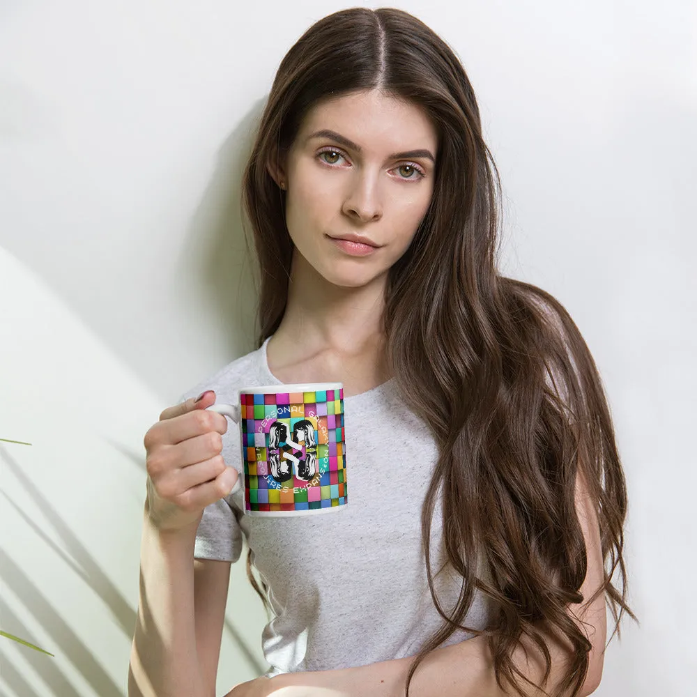 My Personal Galaxy White glossy mug
