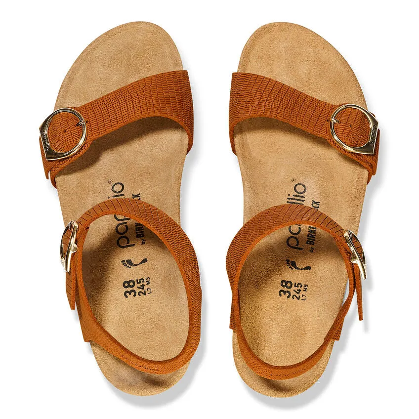 Papillio by Birkenstock Soley Embossed Orange Wedge