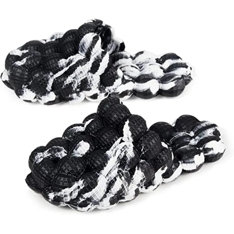 Patterned Golf Bubble Slides Slippers For Men And Women