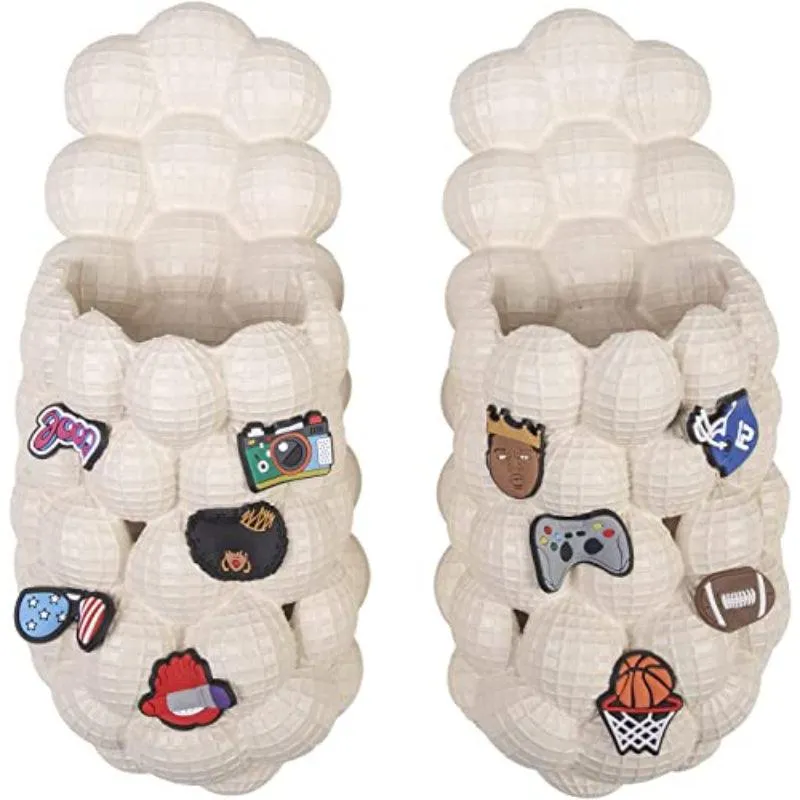 Patterned Golf Bubble Slides Slippers For Men And Women