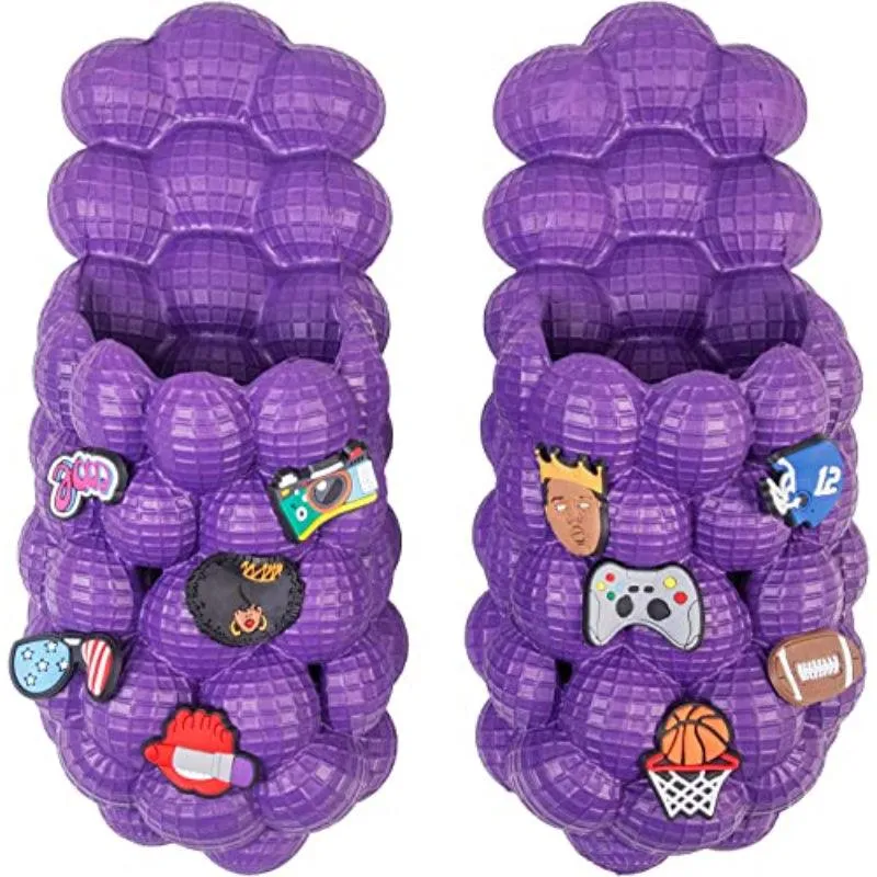 Patterned Golf Bubble Slides Slippers For Men And Women