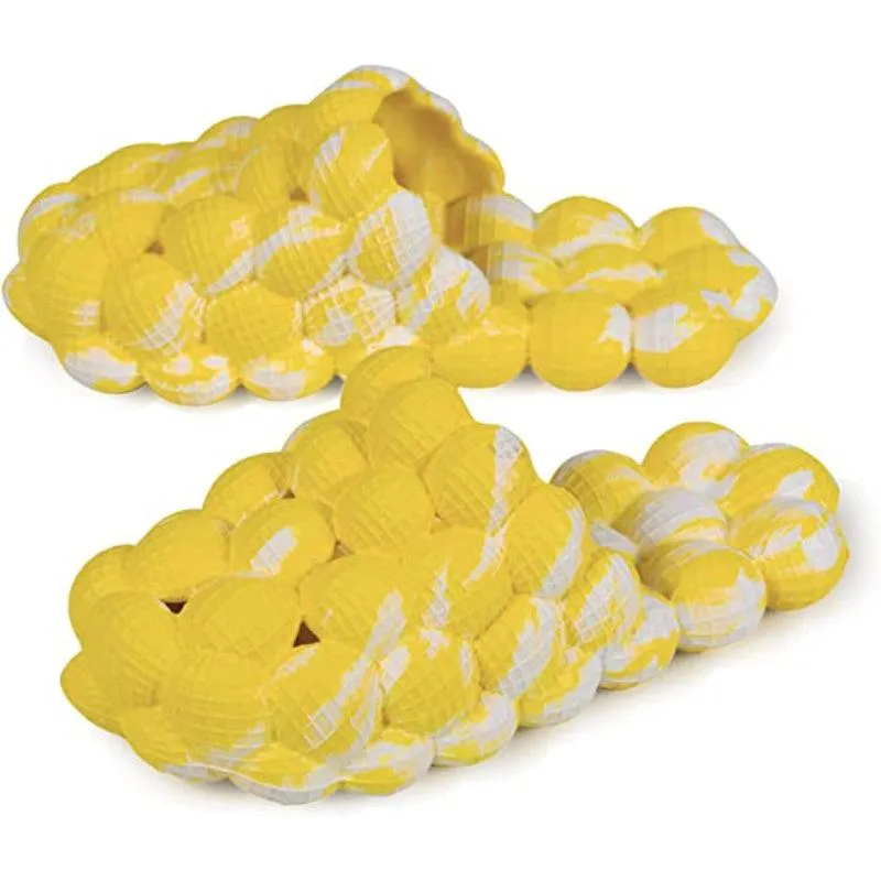 Patterned Golf Bubble Slides Slippers For Men And Women
