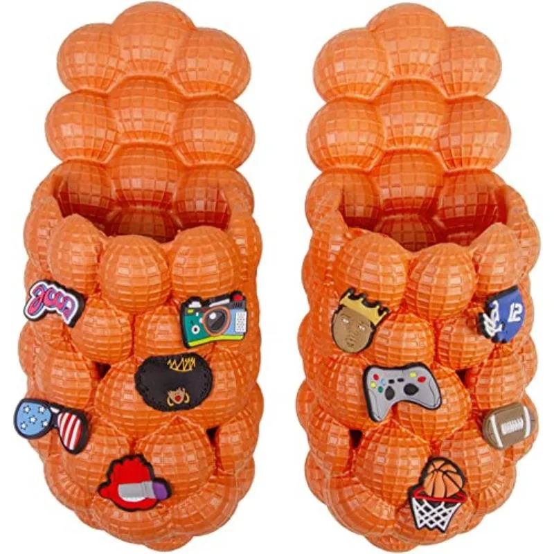 Patterned Golf Bubble Slides Slippers For Men And Women