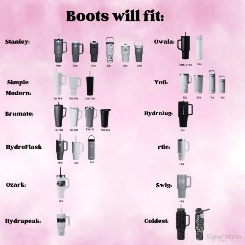 Pink Passion Swirl | Waffle | Silicone Boot