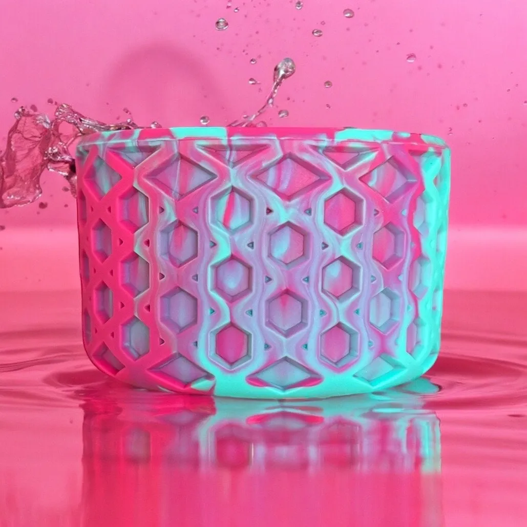 Pink Passion Swirl | Waffle | Silicone Boot