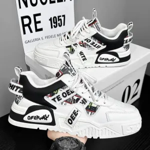 Platform Male Sneakers Fashion Men's Casual Shoes Breathable All-match Designer Men Shoes Work Footwear