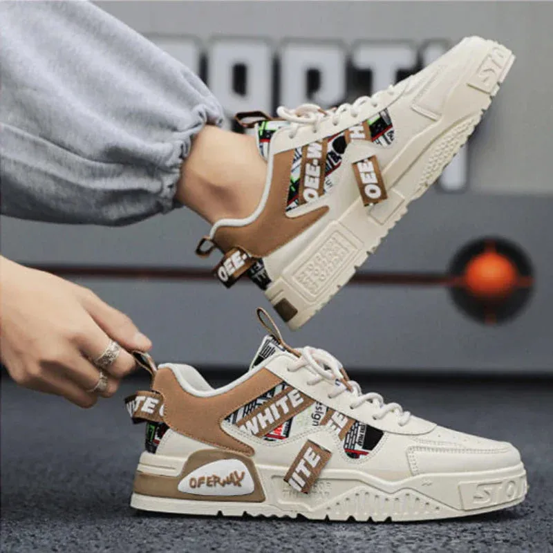 Platform Male Sneakers Fashion Men's Casual Shoes Breathable All-match Designer Men Shoes Work Footwear