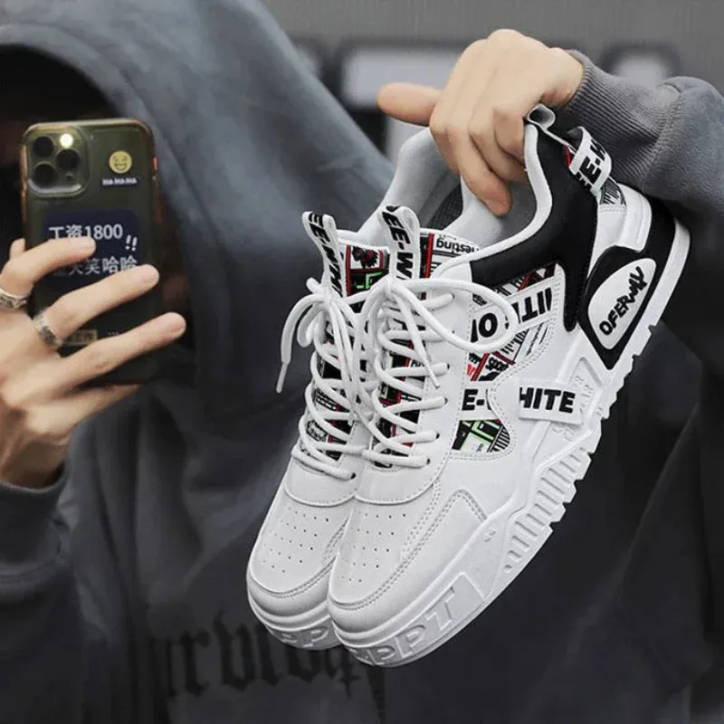 Platform Male Sneakers Fashion Men's Casual Shoes Breathable All-match Designer Men Shoes Work Footwear
