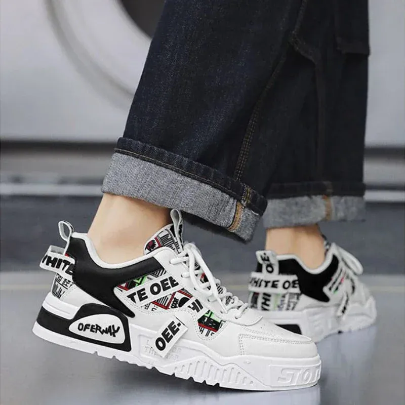 Platform Male Sneakers Fashion Men's Casual Shoes Breathable All-match Designer Men Shoes Work Footwear