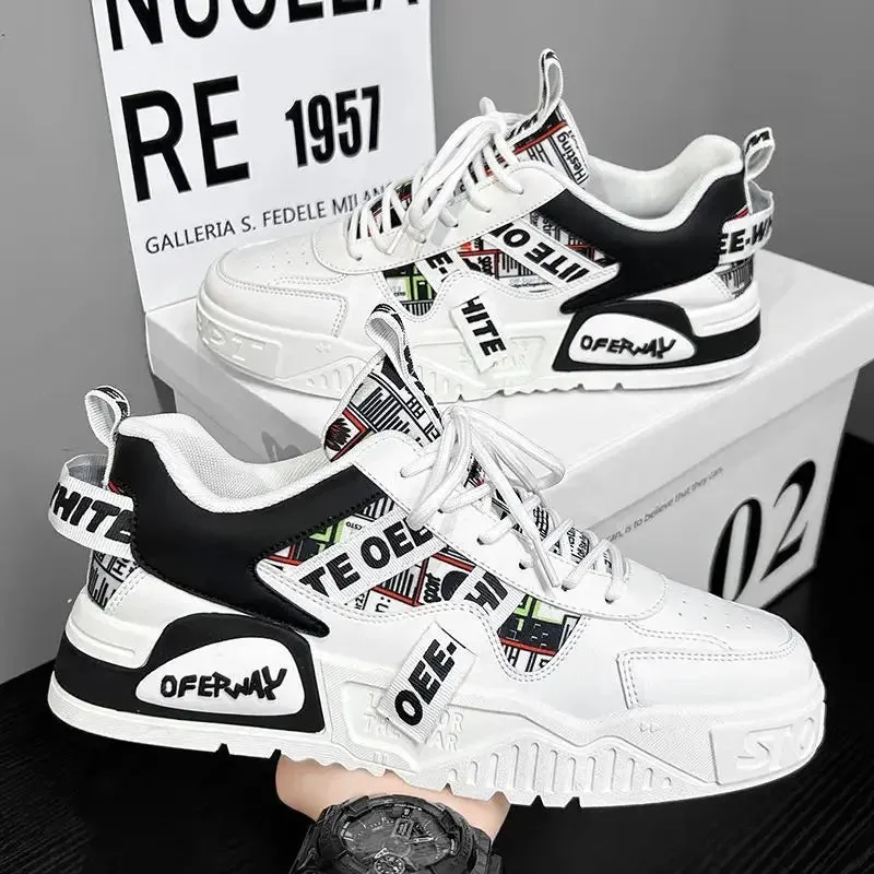 Platform Male Sneakers Fashion Men's Casual Shoes Breathable All-match Designer Men Shoes Work Footwear