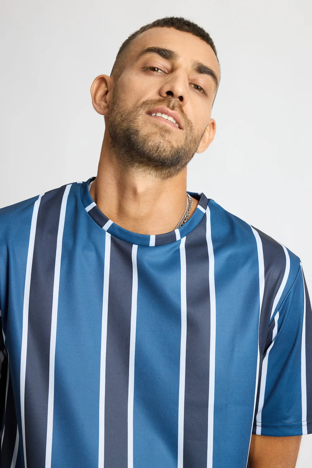 Printed Men's T-Shirt - Stripes