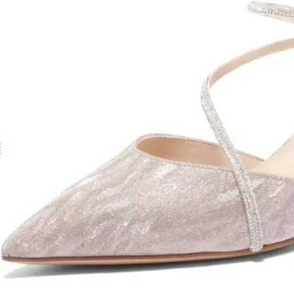 Purpdrank - Women Belle Elegant Fairy Wind Pointed Toe Heeled Pumps