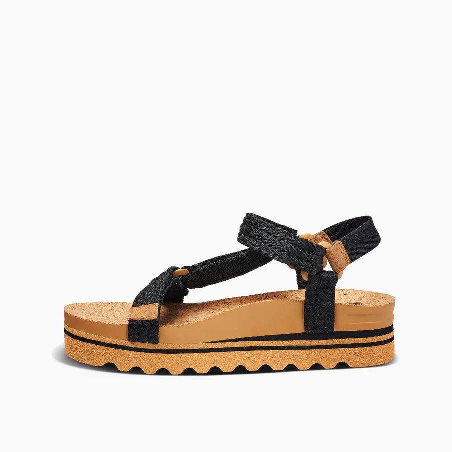 Reef Cushion Rem Hi Sandal - Black