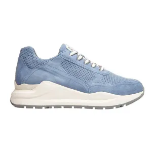 Regarde Le Ciel Luana 06 Ladies Jeans Blue Leather Lace Up Trainers