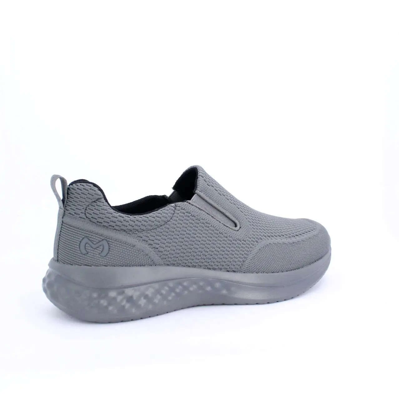 RICARDO MENS SLIPON TRAINERS-GREY