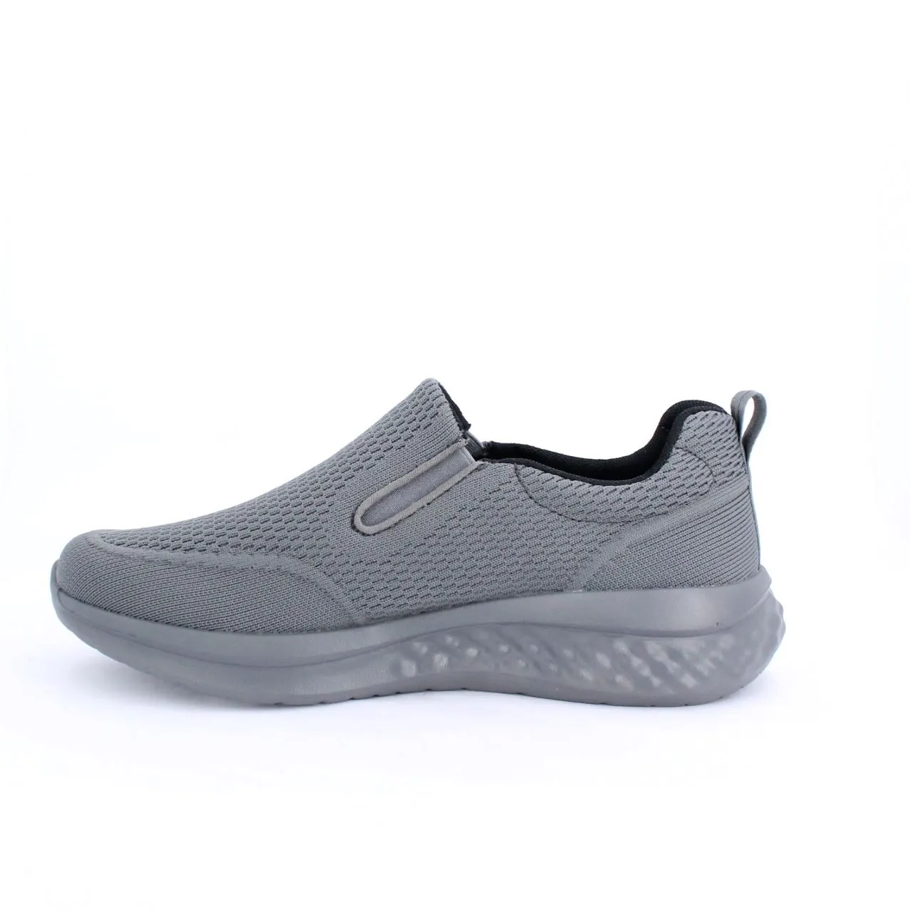 RICARDO MENS SLIPON TRAINERS-GREY