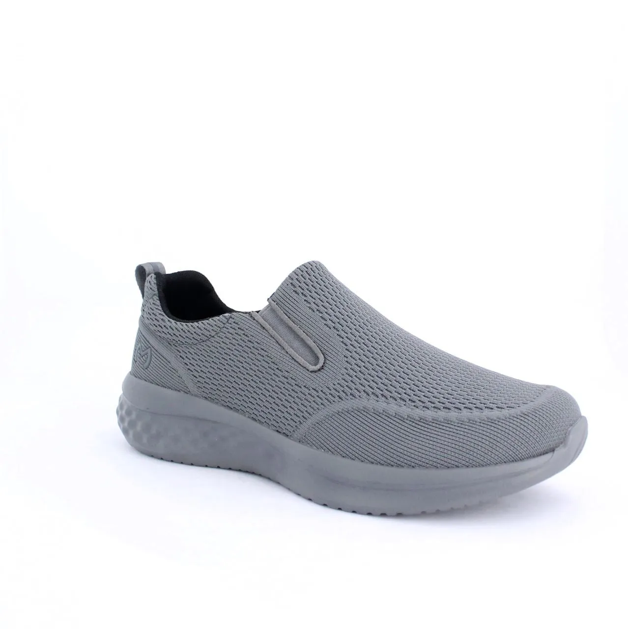 RICARDO MENS SLIPON TRAINERS-GREY