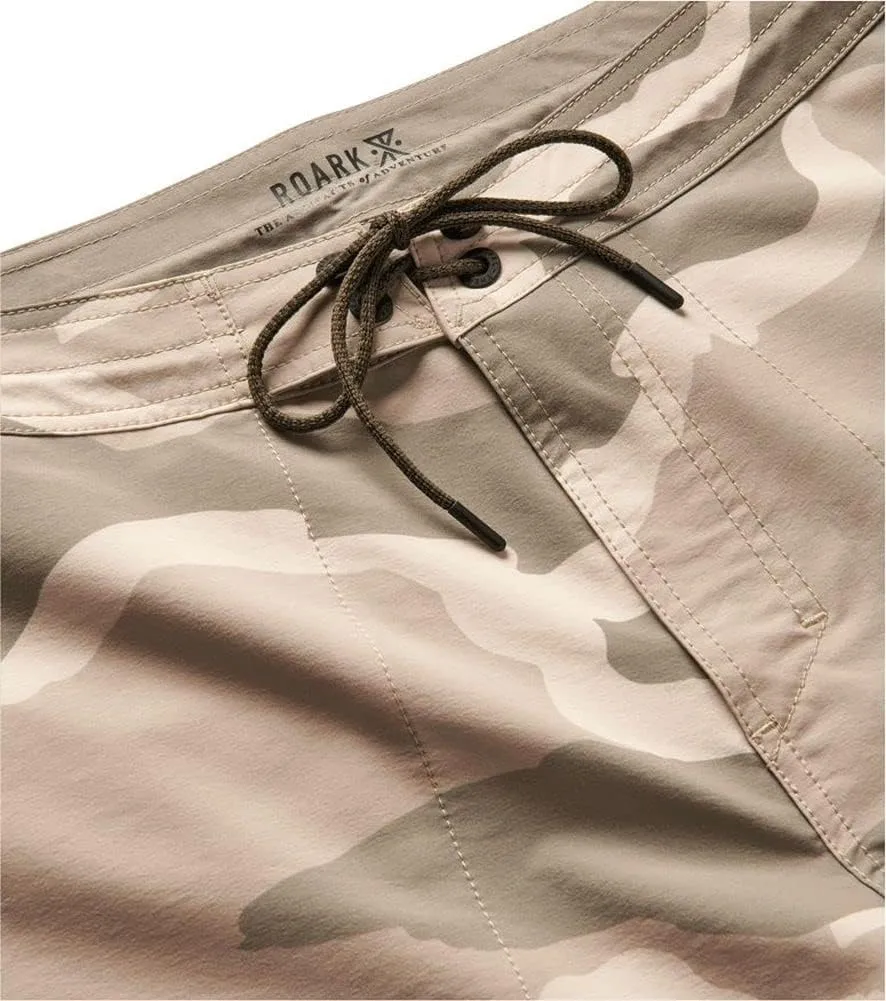 Roark Mens Layover Trail Short 3.0, Durable 4-Way Stretch Adventure Shorts