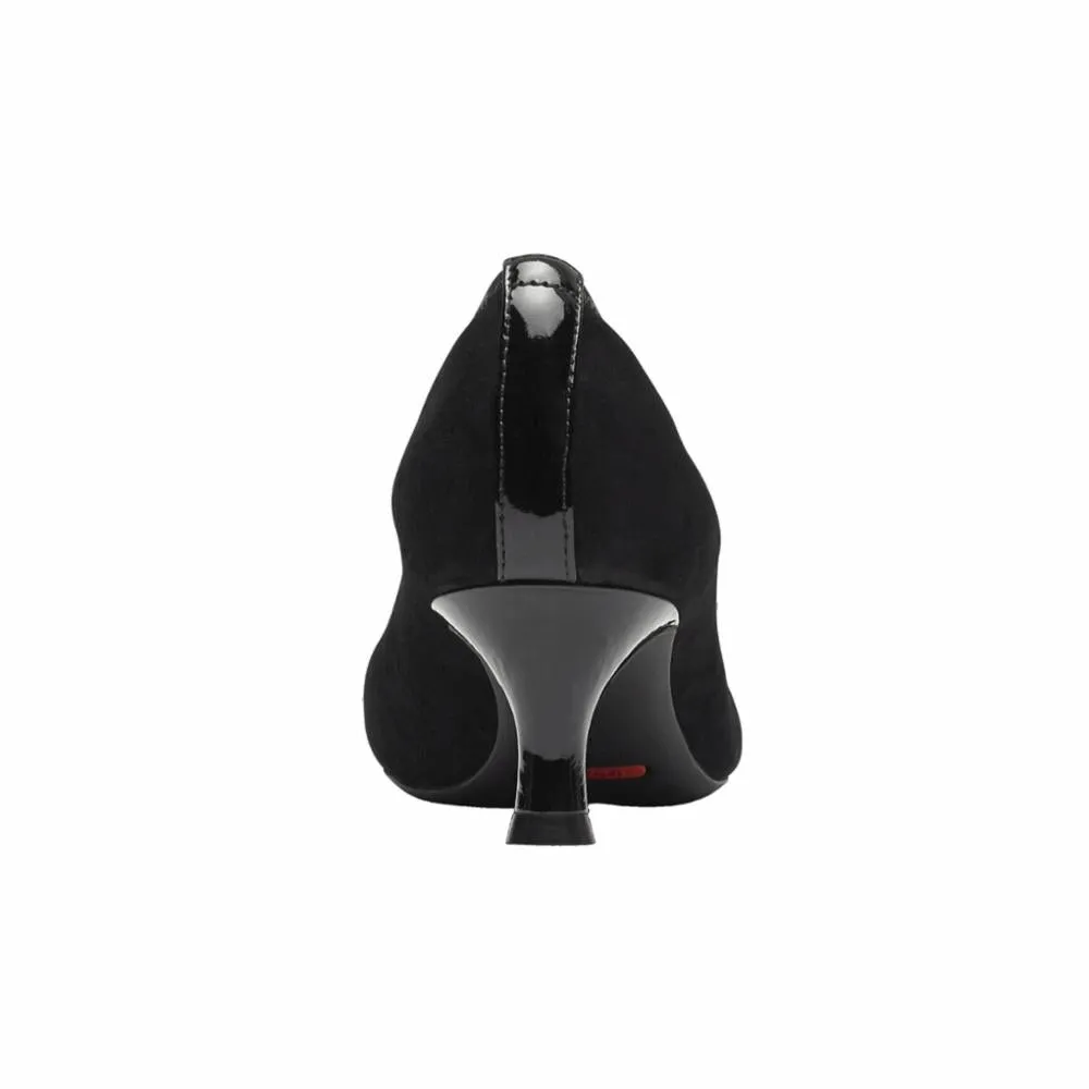 Rockport Women TOTAL MOTION KAIYA PUMP BLACK/KID SUEDE