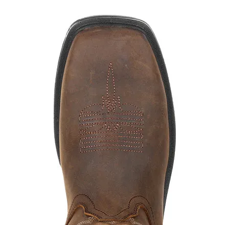 Rocky Men's Brown Worksmart Composite Square Toe Boot