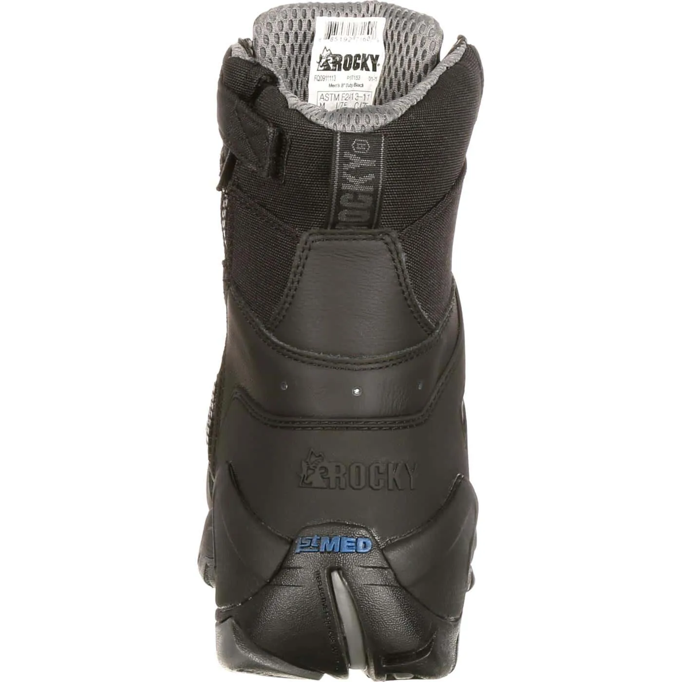 Rocky | Men's Carbon Fiber Toe Waterproof | Public Service Boot | Black