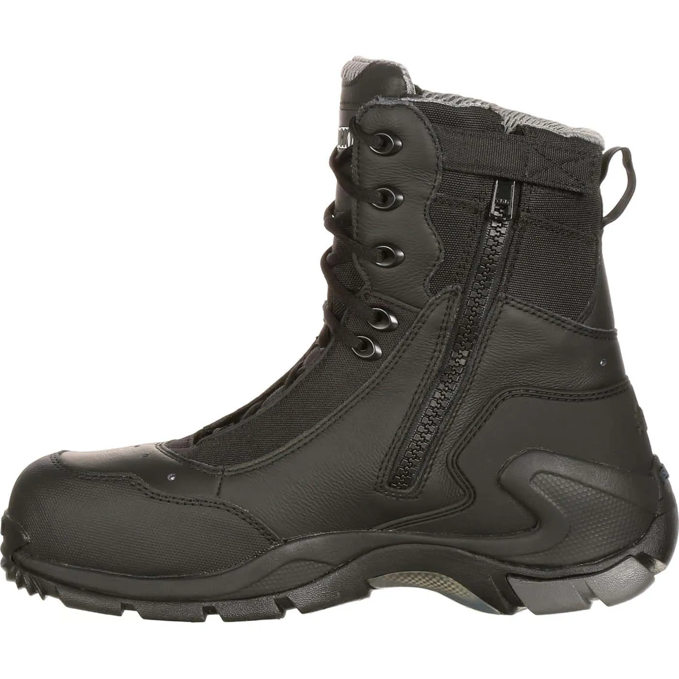 Rocky | Men's Carbon Fiber Toe Waterproof | Public Service Boot | Black