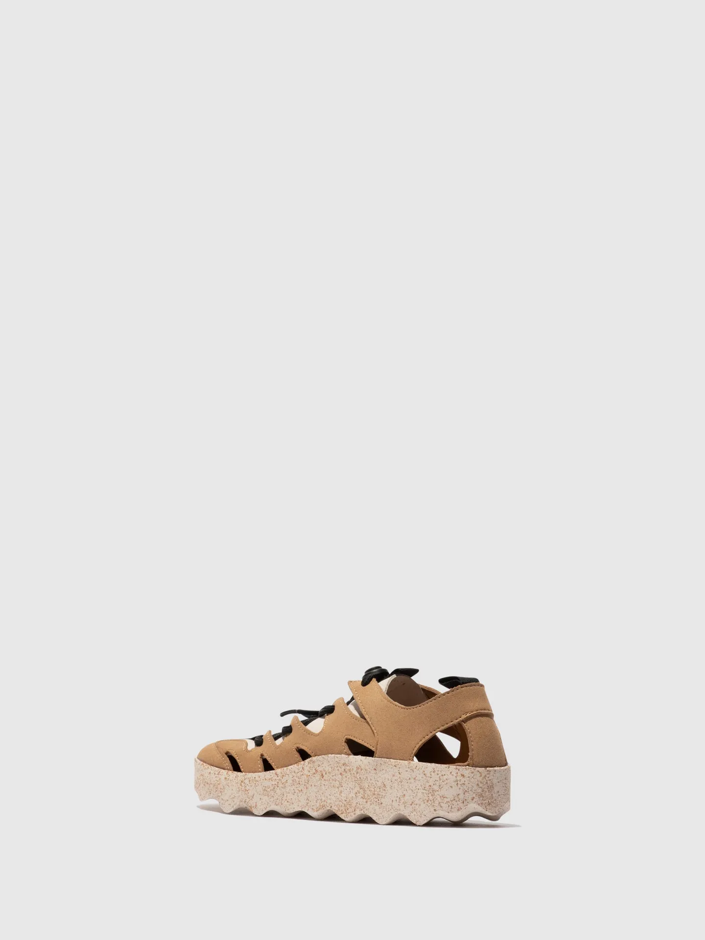 Round Toe Trainers CURE 2 TAN