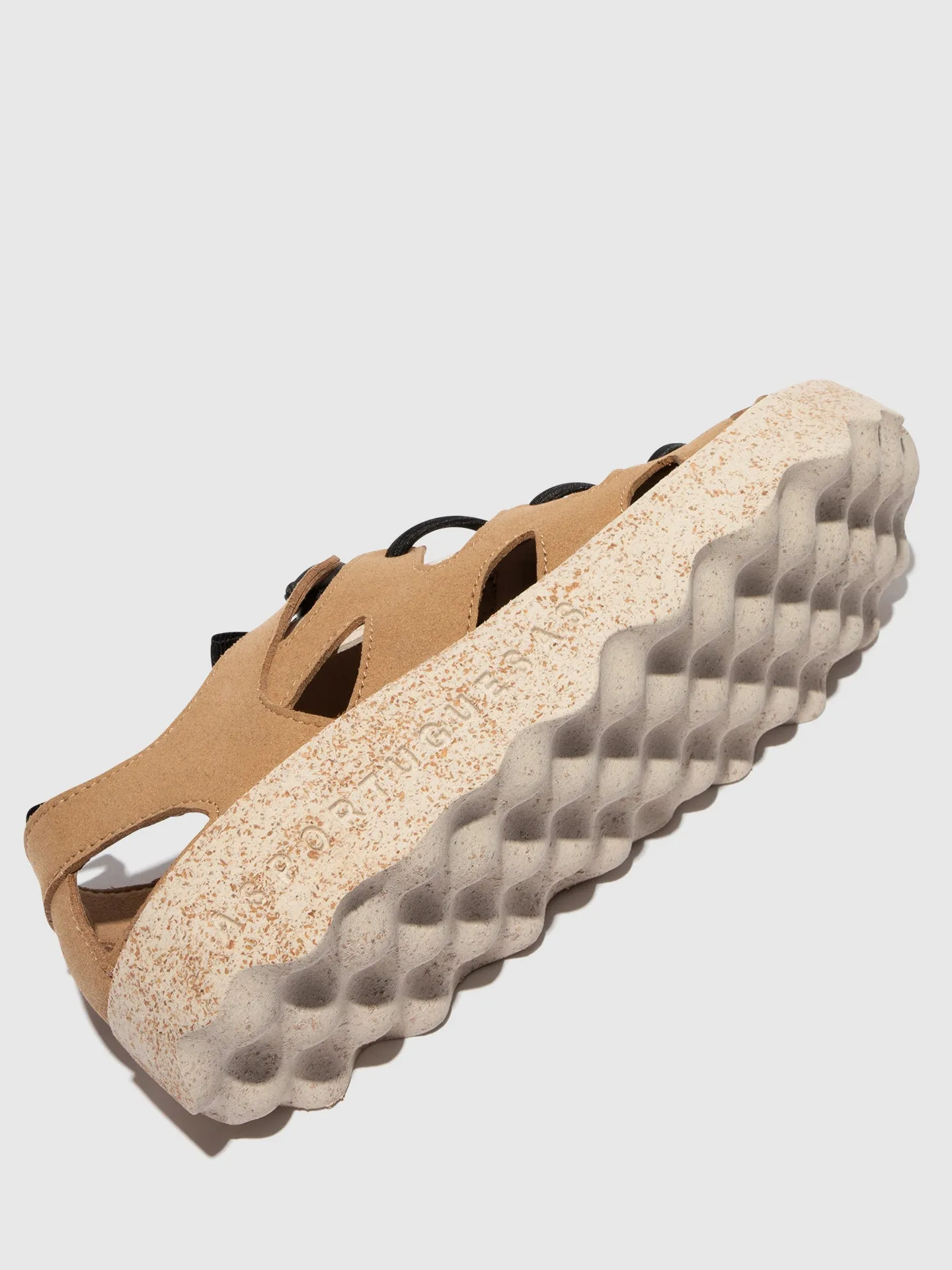 Round Toe Trainers CURE 2 TAN
