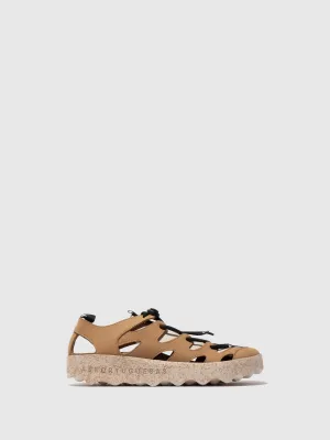 Round Toe Trainers CURE 2 TAN