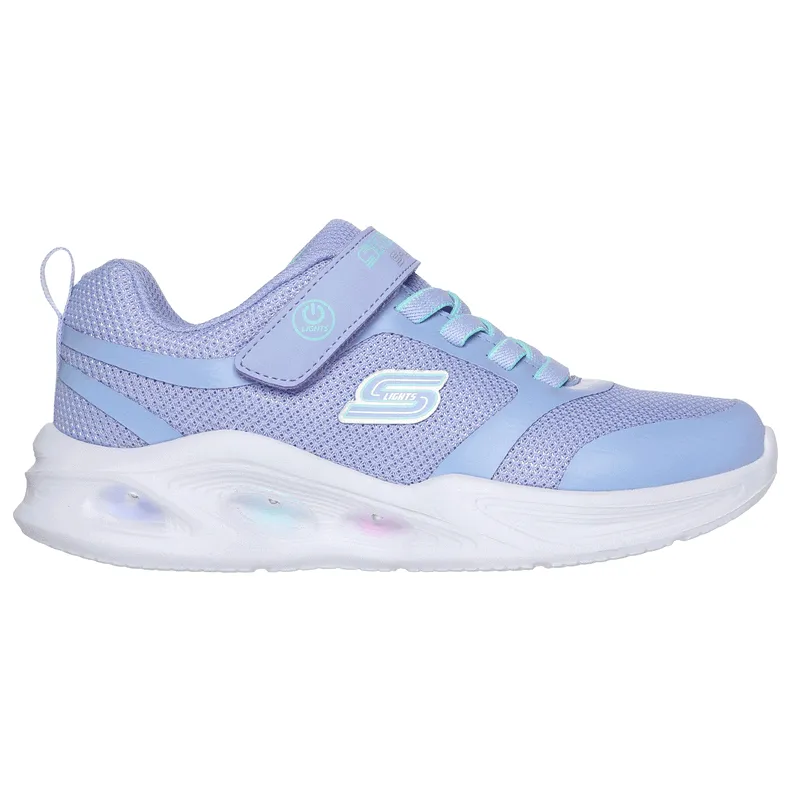 Skechers Girls Trainer S Lights Skechers Sola Glow Periwinkle
