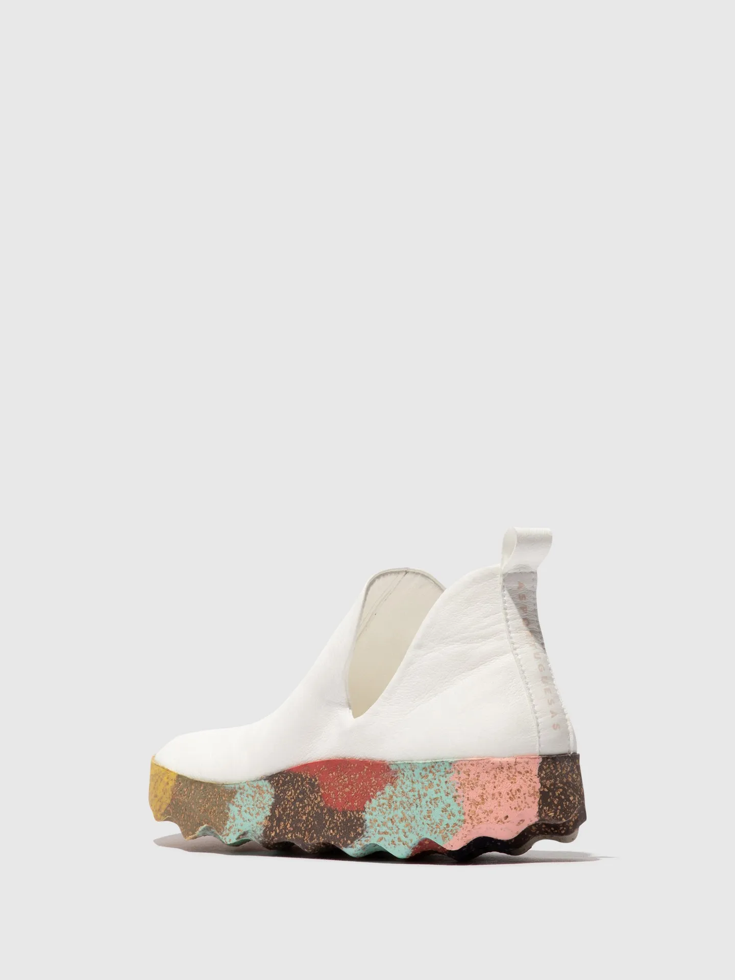 Slip-on Trainers CITY White & multicolor sole