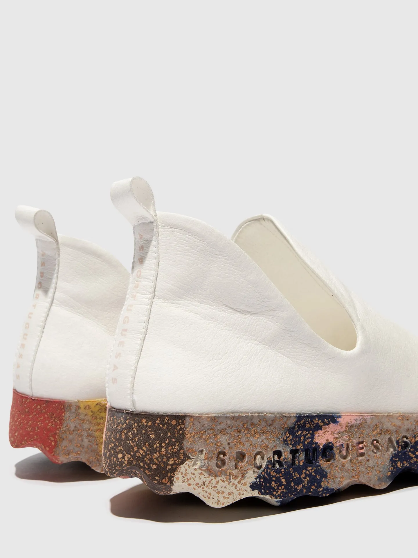 Slip-on Trainers CITY White & multicolor sole