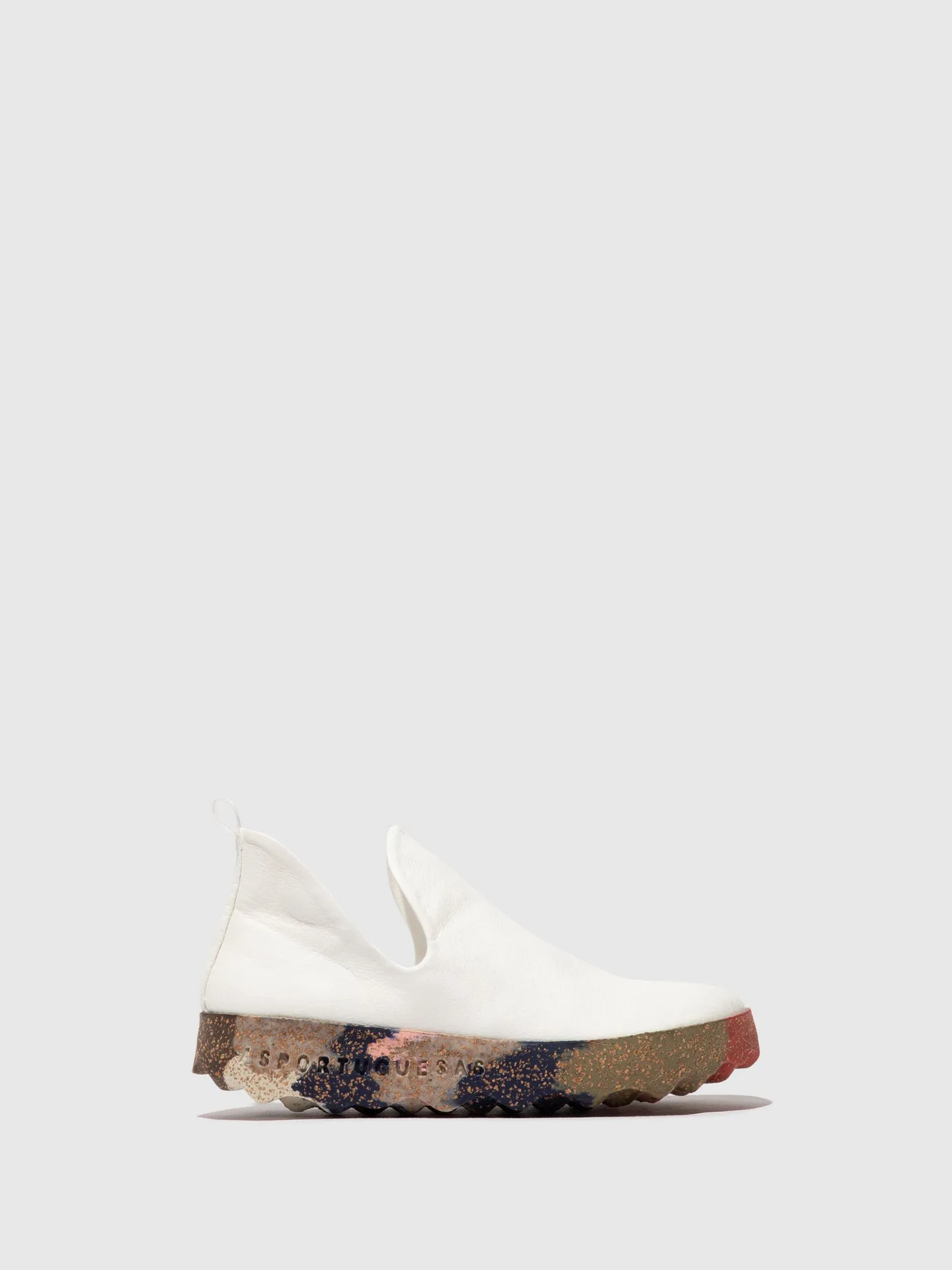 Slip-on Trainers CITY White & multicolor sole