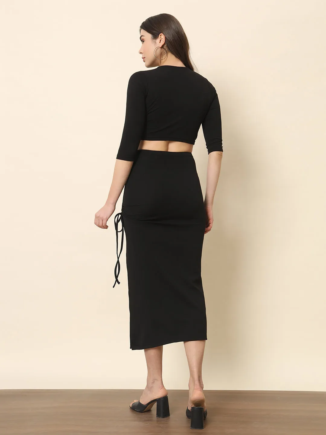 Slit skirt Co-ord set
