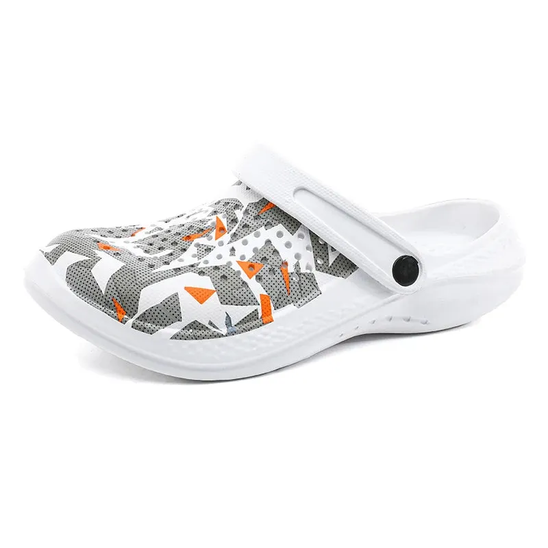 Sohiwoo  Man Woman Sandals Lightweight EVA Casual Hole Shoes Men's Garden Indoor Outdoor Summer Beach Slidee Flat Unisex Slippers