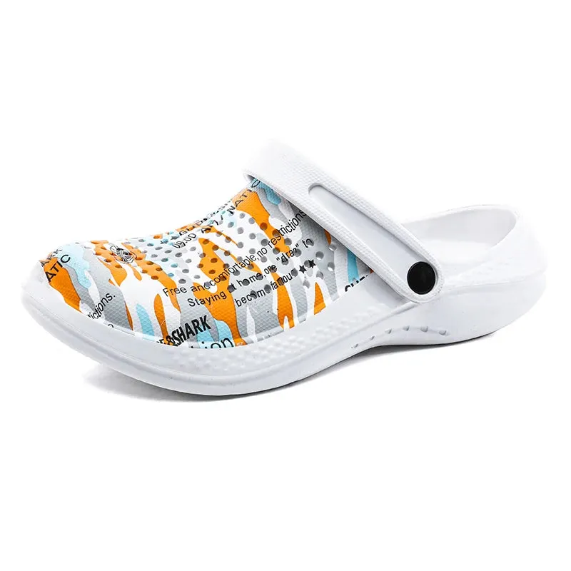 Sohiwoo  Man Woman Sandals Lightweight EVA Casual Hole Shoes Men's Garden Indoor Outdoor Summer Beach Slidee Flat Unisex Slippers