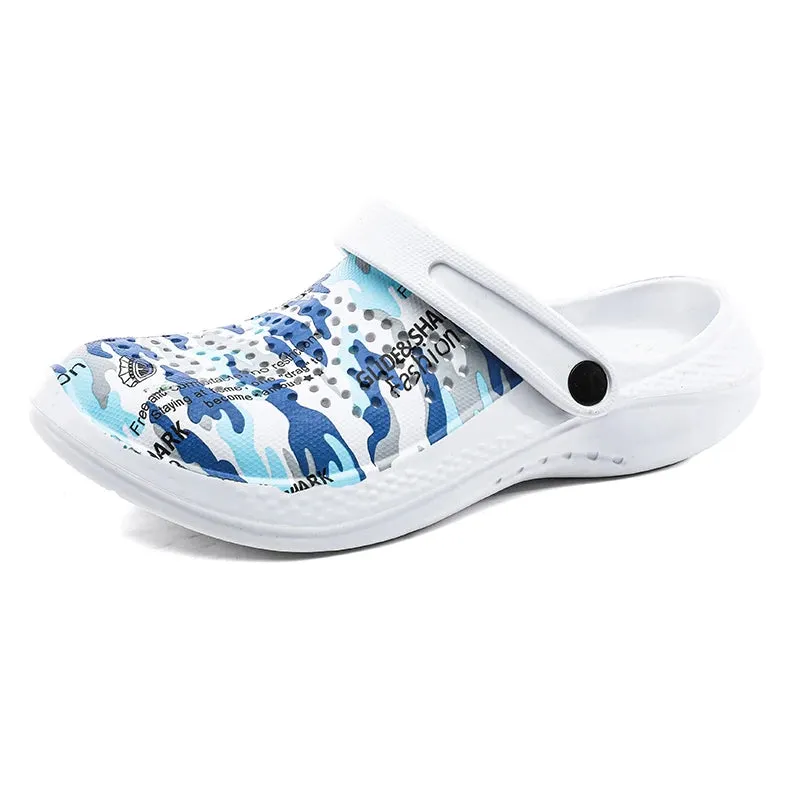 Sohiwoo  Man Woman Sandals Lightweight EVA Casual Hole Shoes Men's Garden Indoor Outdoor Summer Beach Slidee Flat Unisex Slippers